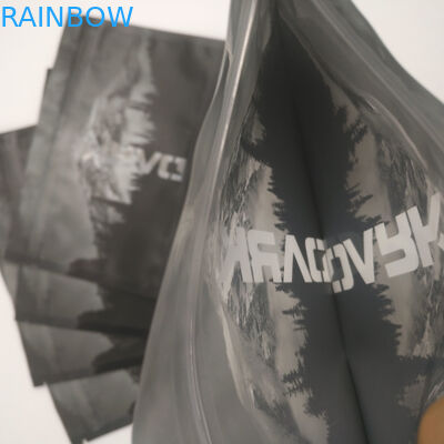 स्पष्ट फ्रंट बैक विंडो हीट सील सील प्रूफ रिसेबलेबल जिप लॉक पैकेजिंग मायलर फूड स्टोरेज थ्री साइड सील डॉयपैक्स