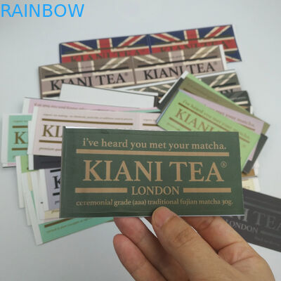 स्वीकार कस्टम लोगो OEM Fashionabl मुद्रित स्टिकर चिपकने वाला शराब लेबल निविड़ अंधकार चिपकने वाला लेबल स्टिकर