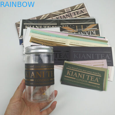 स्वीकार कस्टम लोगो OEM Fashionabl मुद्रित स्टिकर चिपकने वाला शराब लेबल निविड़ अंधकार चिपकने वाला लेबल स्टिकर