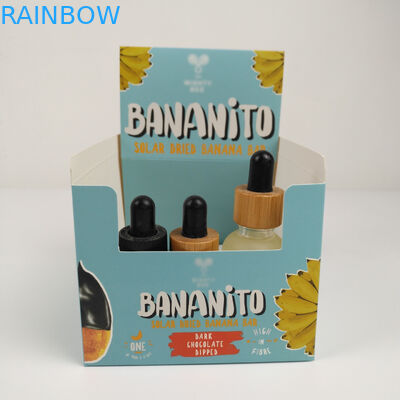 कस्टम तह कार्डबोर्ड कार्टन टियर अवे डिस्प्ले बॉक्स, नालीदार कार्डबोर्ड पीडीक्यू काउंटर रिटेल स्नैक्स पेपर पैकेजिंग बॉक्स