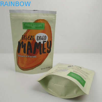 ज़िप लॉक प्लास्टिक बैग / स्टैंड अप पाउच बैग / एल्युमिनियम फ़ॉइल स्टैंड अप बैग विथ जिपर फ़ूड स्नैक पैकेजिंग बैग