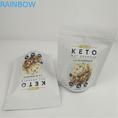 VMPET 120mic Ziplock स्टैंड अप पाउच MOPP फूड पैकेजिंग ग्रेव्योर प्रिंटेड