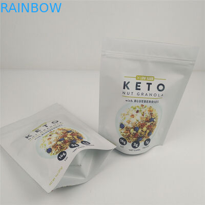 VMPET 120mic Ziplock स्टैंड अप पाउच MOPP फूड पैकेजिंग ग्रेव्योर प्रिंटेड