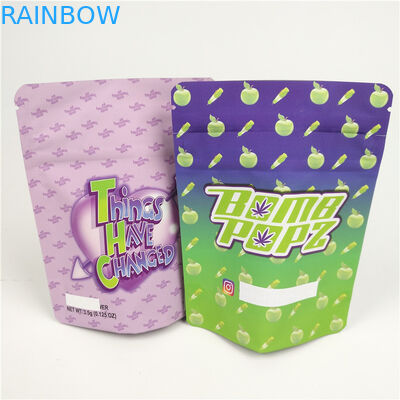 टुकड़े टुकड़े में सामग्री Mylar बैग हर्बल धूप पैकेजिंग प्लास्टिक कवर VMPET