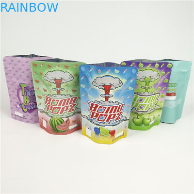 टुकड़े टुकड़े में सामग्री Mylar बैग हर्बल धूप पैकेजिंग प्लास्टिक कवर VMPET