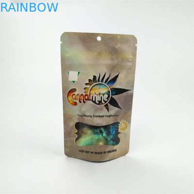 कुकीज़ के लिए गंध प्रूफ 3.5 जी रीसेबल माइलर बैग वीएमपीईटी