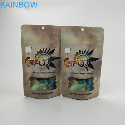 कुकीज़ के लिए गंध प्रूफ 3.5 जी रीसेबल माइलर बैग वीएमपीईटी