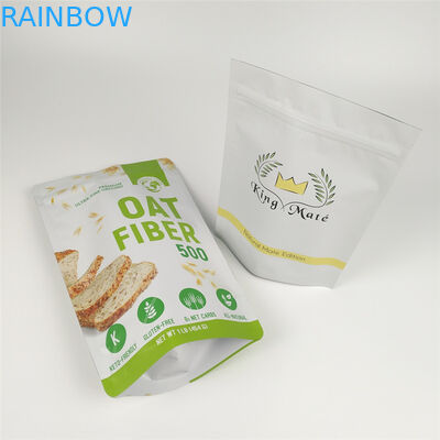 ग्रेव्योर प्रिंटिंग एमओपीपी प्लास्टिक स्टैंड अप पाउच 120 माइक्रोन