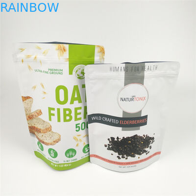 ग्रेव्योर प्रिंटिंग एमओपीपी प्लास्टिक स्टैंड अप पाउच 120 माइक्रोन