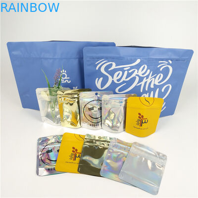 कुकी फ्लावर स्मेल प्रूफ मायलर बैग जिपलॉक चिल्ड्रन रेसिस्टेंट वीड बैग