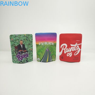 स्वनिर्धारित लोगो सॉफ्ट टच 3.5 जी 7 जी 14 जी 28 जी गांजा कैनबिस कुकीज़ कुश के लिए बैग खड़े हो जाओ