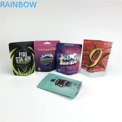 कुकीज़ के लिए अनुकूलित सॉफ्ट टच माइलर पाउच सीबीडी thc गांजा उत्पादों रंट्ज़ हर्ब सॉफ्ट टच पाउच: