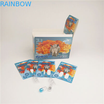 राइनो मैग्नम के लिए 90mic यौन गोलियां ब्लिस्टर पेपर कार्ड