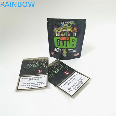 एसजीएस 14 जी 28 जी माइलर फोइल चाइल्डप्रूफ जिपर बैग सीएमवाईके 120 एमआईसी