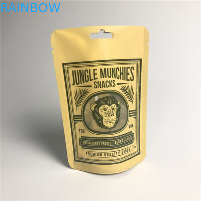 पीए 1.5 सी एएल 0.7 सी मैट स्नैक पैकेजिंग बैग एमपीईटी खड़े हो जाओ: