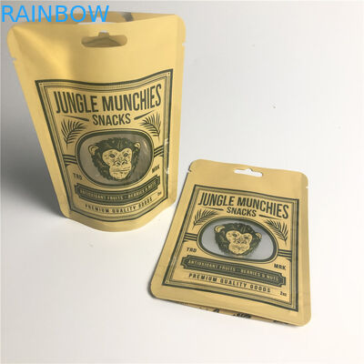 पीए 1.5 सी एएल 0.7 सी मैट स्नैक पैकेजिंग बैग एमपीईटी खड़े हो जाओ: