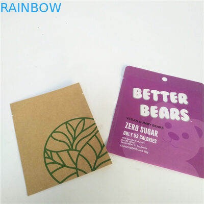 कुकी कैंडी के लिए VMPET 1.2C NY 1.5C फ्लैट स्नैक पैकेजिंग बैग Cmyk