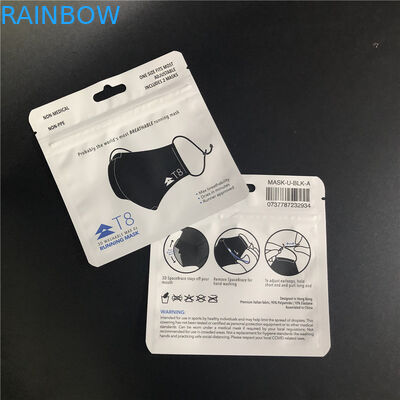 खाद्य जुराबों के लिए Cmyk MPET प्लास्टिक रिटेल पैकेजिंग बैग Upscale Vmpet