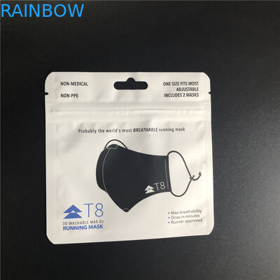 खाद्य जुराबों के लिए Cmyk MPET प्लास्टिक रिटेल पैकेजिंग बैग Upscale Vmpet