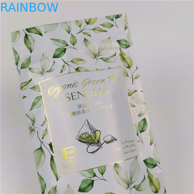 सीएमवाईके आईएसओ वीएमपीईटी एल्यूमिनियम फोइल चाय पाउच 120 एमआईसी एमओपीपी जिपर बैग खड़े हो जाओ: