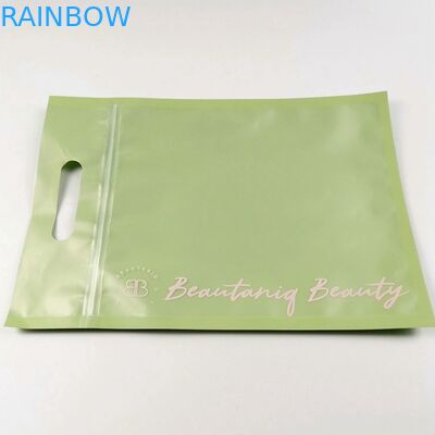 अंडरवीयर के लिए Gravnre 150mic FDA पुन: प्रयोज्य जिपर प्लास्टिक बैग CYMK MOPP