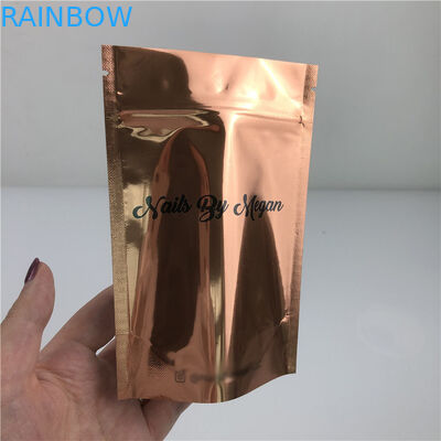120mic MOPP CMYK प्लास्टिक वस्त्र पन्नी बैग एसजीएस साफ़ Ziplock Mylar बैग: