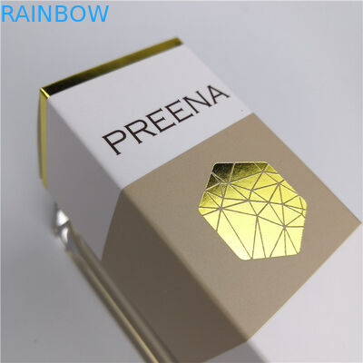 एसजीएस सीएमवाईके पेपर कॉस्मेटिक्स पैकेजिंग बॉक्स 2oz 60ml 30ml फ़ॉइल स्टैम्पिंग