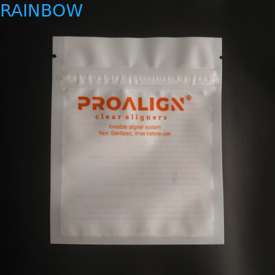 MOPP Vmpet प्लास्टिक ज़िप लॉक पैकेजिंग मैट टीथ क्लियर एलाइनर्स ISO