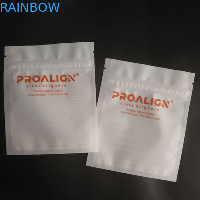 MOPP Vmpet प्लास्टिक ज़िप लॉक पैकेजिंग मैट टीथ क्लियर एलाइनर्स ISO