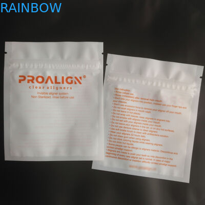दांत Cmyk 120mic MOPP प्लास्टिक पैकेजिंग बैग एक तरफ के साथ Gravure