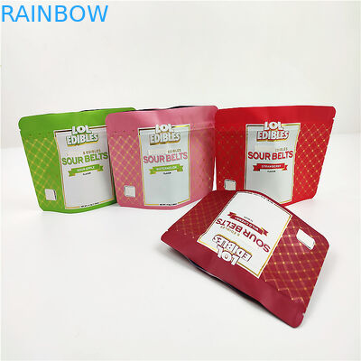 180mic 3.5g CMYK Mylar कुकी पैकेजिंग पाउच ग्रेव्योर प्रिंटिंग