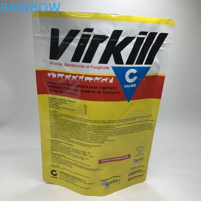 स्टैंड अप कंपाउंड लैमिनेटेड एल्युमिनियम फॉयल व्हे प्रोटीन पाउडर फूड स्टोरेज पैकेजिंग बैग जिपलॉक 1 किग्रा फूड पाउडर बैग