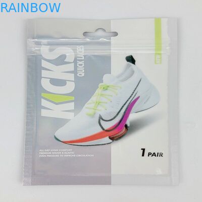 पुन: प्रयोज्य प्लास्टिक मिनी जिपर पाउच जूता पैड पैकेजिंग बैग जूते के फीते के लिए तीन साइड सील बैग