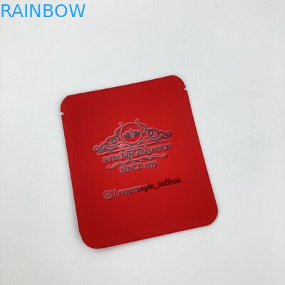 कम MOQ 500pcs खाद्य mylar बैग कस्टम मुद्रित पन्नी बैग पैकेजिंग बैग सूखे केसर क्रोकस और चाय के लिए भोजन: