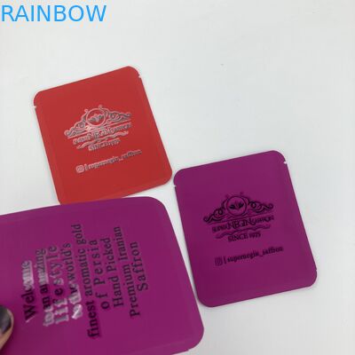 सूखे केसर क्रोकस और चाय के लिए बैग भोजन कस्टम पैकेजिंग बैग नट पैकेजिंग बैग के लिए 500 पीसी MOQ: