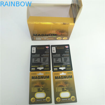 पैनटोन सेक्स पिल्स पैकेजिंग कार्ड राइनो ६९ ३डी लेंटिकुलर पैकेजिंग कार्ड