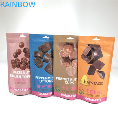 CMYK 110mic जिपर स्टैंड अप पाउच एडिबल्स गांजा चाइल्ड प्रूफ मायलर बैग्स