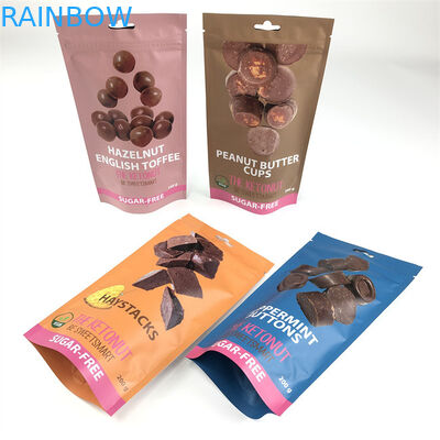 CMYK 110mic जिपर स्टैंड अप पाउच एडिबल्स गांजा चाइल्ड प्रूफ मायलर बैग्स