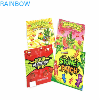 सीएमवाईके एसजीएस ग्रेव्योर स्मेल प्रूफ जिपलॉक पाउच स्टैंड अप चाइल्ड रेसिस्टेंट 110mic