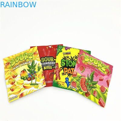 1lb 3.5g प्लास्टिक MOPP VMPET UV स्पॉट पाउच 120mic चाइल्डप्रूफ मायलर जिपलॉक बैग