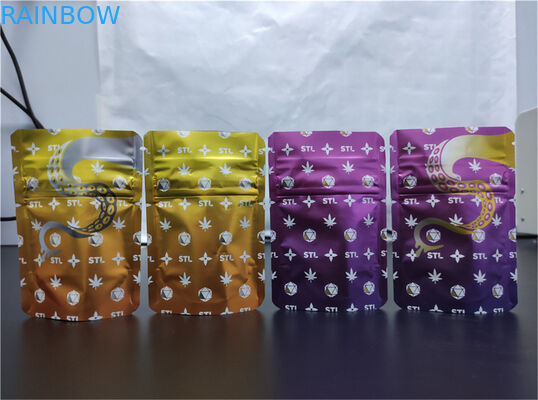 सूखे फल के लिए एसजीएस 12 सी 1.2 सी वीएमपीईटी जिपर बैग ग्लॉसी मैट ओपीपी एएल खड़े हो जाओ