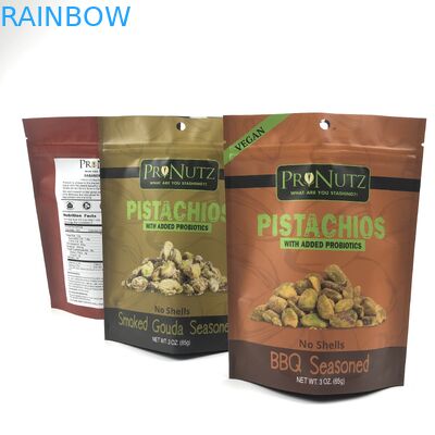 स्नैक नट के लिए एसजीएस वीएमपीईटी एएल 0.7 सी हर्बल धूप पैकेजिंग खाद्य ग्रेड पीए 1.5 सी