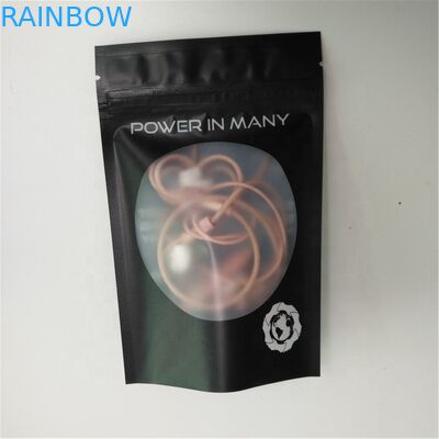 CMYK Gravnre प्लास्टिक जिपर पैकेजिंग बैग एसजीएस VMPET 10C प्लास्टिक आभूषण पाउच