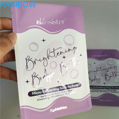 AL 0.7C 12C Resealable लैमिनेटेड स्नैक बैग SGS MPET कॉस्मेटिक जिपर बैग