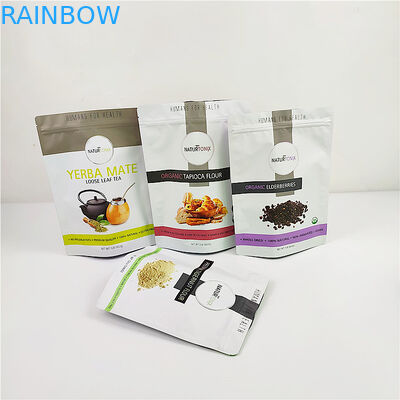 100mic CMYK प्लास्टिक पैकेजिंग पाउच अनाज आईएसओ Gravure Mylar स्टैंड अप पाउच