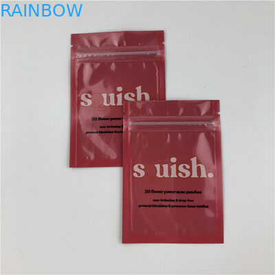 120mic MOPP Gravure Mylar जिपर बैग 0.7c अल स्पष्ट सामने की खिड़की के साथ