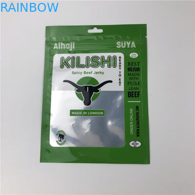बीफ जेर्की के लिए एसजीएस क्राफ्ट प्लास्टिक पाउच पैकेजिंग सीएमवाईके वीएमपीईटी एनवाई सीपीपी