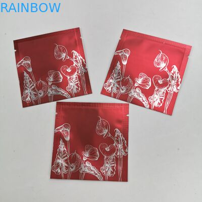 छोटे तीन तरफ सील मिनी प्रसाधन सामग्री कपास बैग पैकेट पैकेजिंग अनुकूलित खाद्य जिपर बैग हीट सील बैग