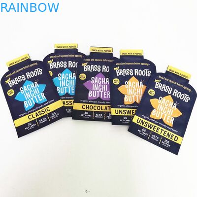 डिजिटल प्रिंट कस्टम आकार नारियल तेल पाउच माइलर फूड फ्लैट बैग स्नैक कैंडी पाउच मातम फूल के लिए