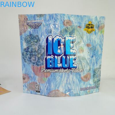 कस्टम मुद्रित तीन साइड सील तंबाकू का पत्ता तेल बैग हर्बल मातम सीबीडी तेल कैप्सूल जिपर बैग